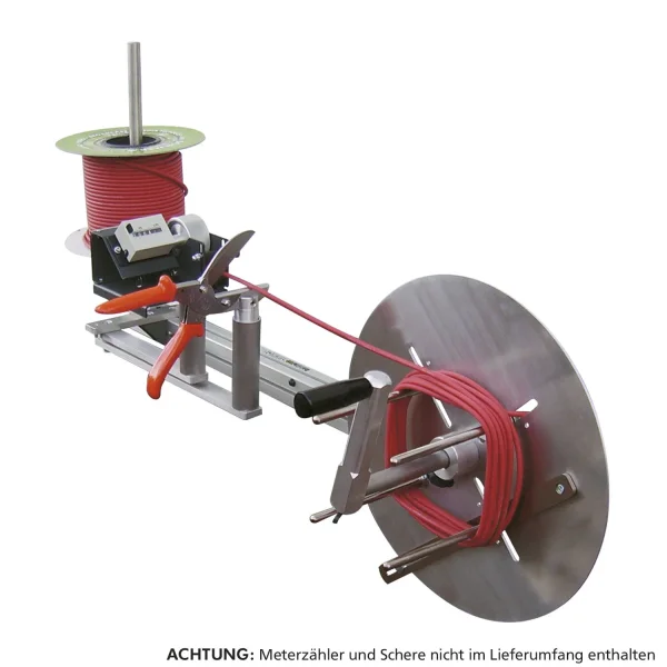 Kabel-Umspuler Tischgerät Metall