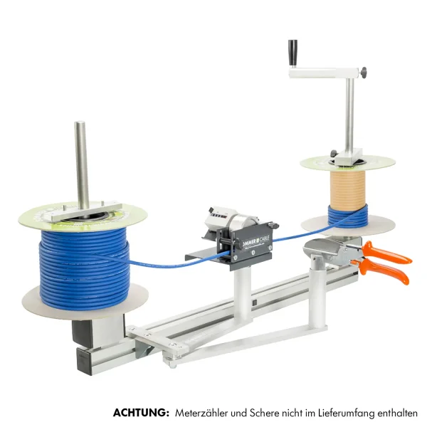 Kabel-Umspuler Tischgerät Spule<->Spule