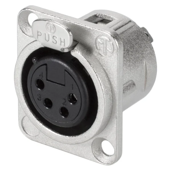 NEUTRIK XLR-Einbaubuchse 4polig,