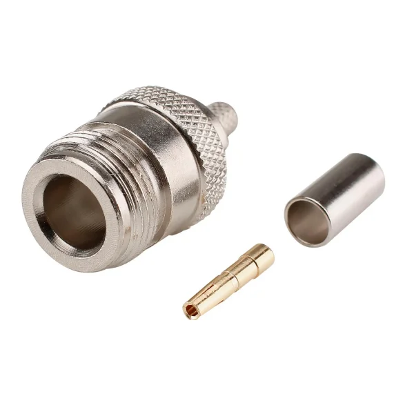 N-Kabelbuchse Crimpausführung RG58