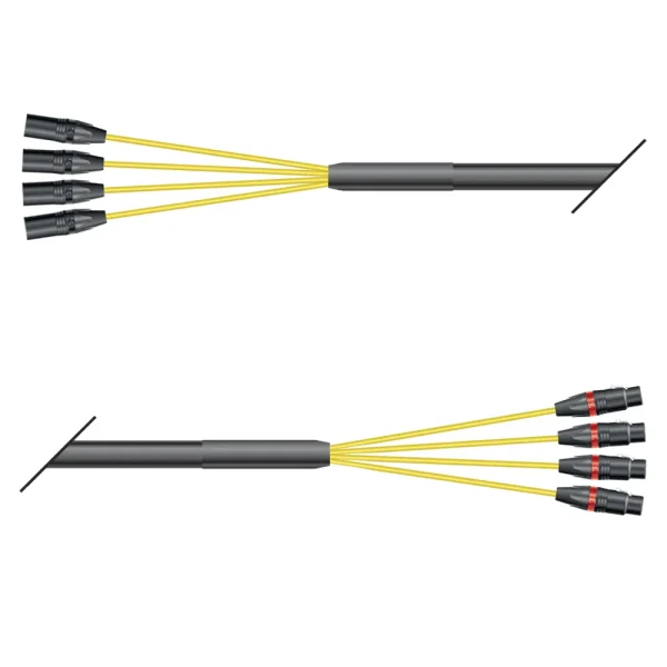 Multicorekabel Pegasus, schwarz, 10,00m