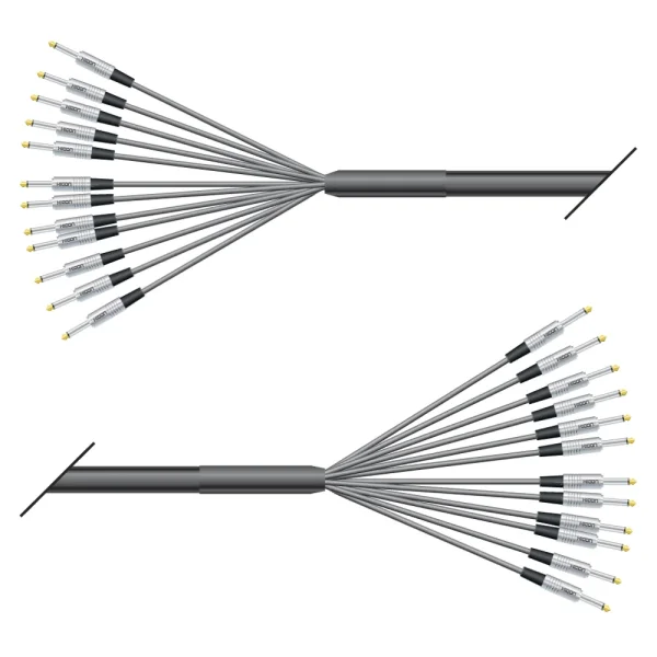 Multicorekabel Quantum, schwarz, 10,00m