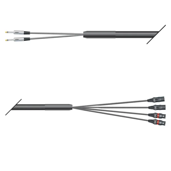 Multicorekabel Quantum, schwarz,  6,00m