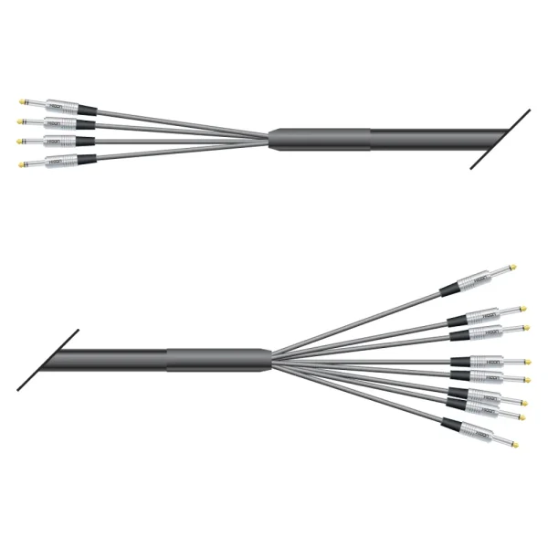 Multicorekabel Quantum, schwarz,  6,00m