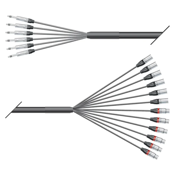 Multicorekabel Quantum, schwarz,  2,00m