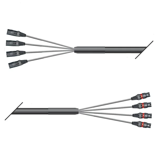 Multicorekabel Quantum, schwarz,  3,00m