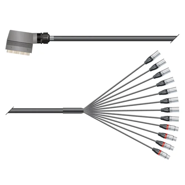 Multicorekabel Quantum, schwarz, 50,00m