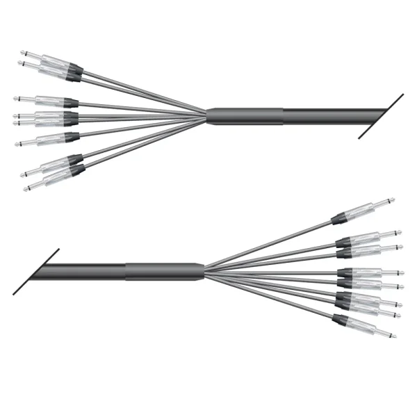 Multicorekabel Quantum, schwarz,  2,00m