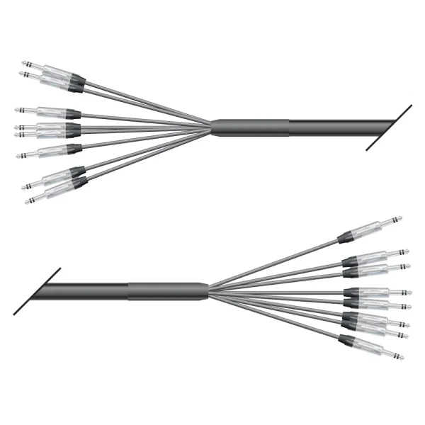 Multicorekabel Quantum, schwarz,  2,00m