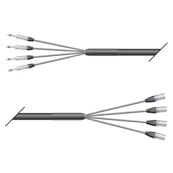 Multicorekabel Quantum, schwarz,  2,00m