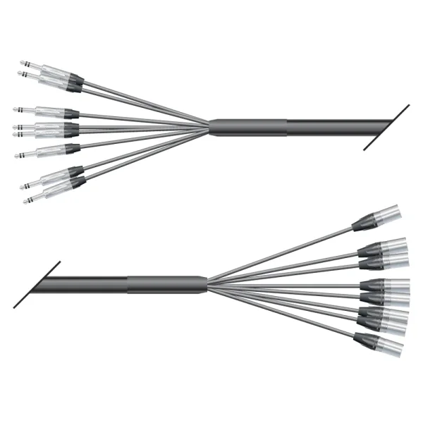 Multicorekabel Quantum, schwarz,  2,00m