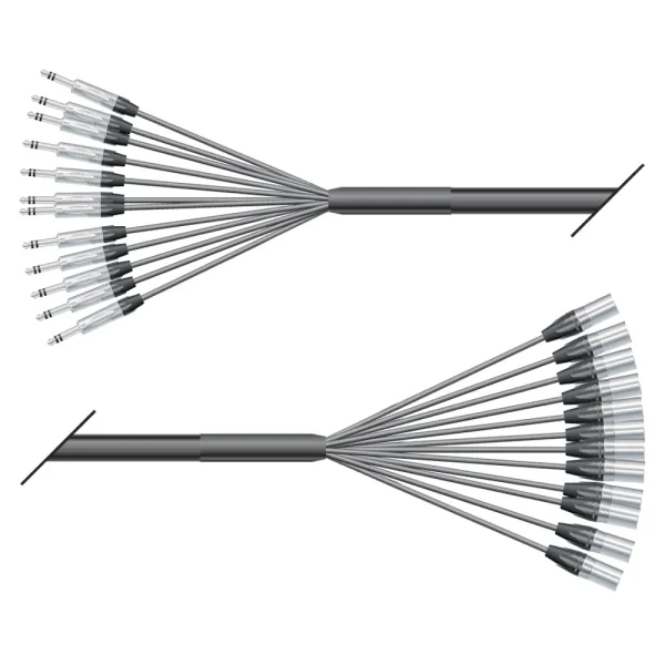 Multicorekabel Quantum, schwarz, 10,00m