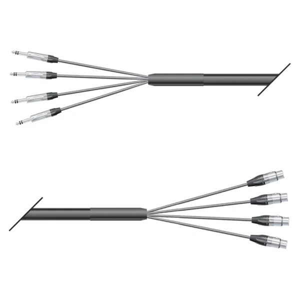 Multicorekabel Quantum, schwarz,  2,00m