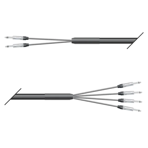 Multicorekabel Quantum, schwarz,  6,00m