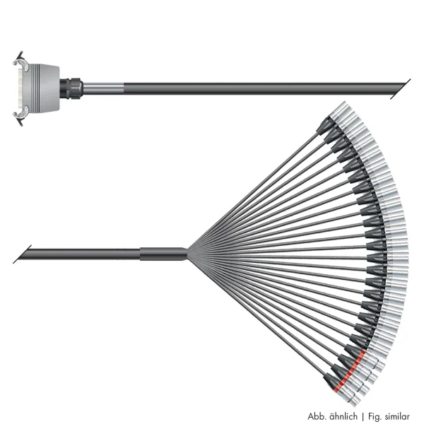 Multicorekabel Quantum, schwarz,  2,00m