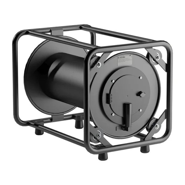 Spezial-Metall-Kabeltrommel schwarz