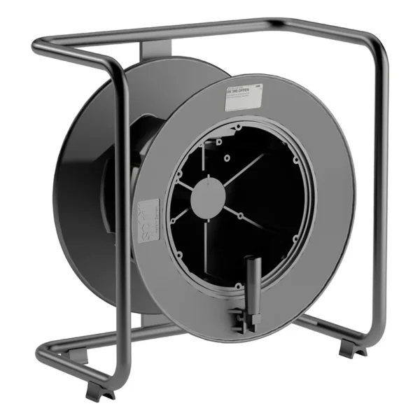 Kabeltrommel aus Spezialgummi offene