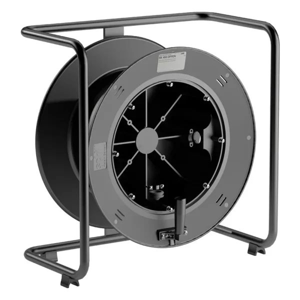 Kabeltrommel aus Spezialgummi offene