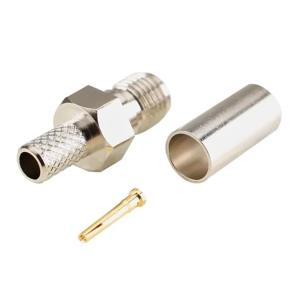 SMA-Kabelbuchse Crimp RG58 REVERSE