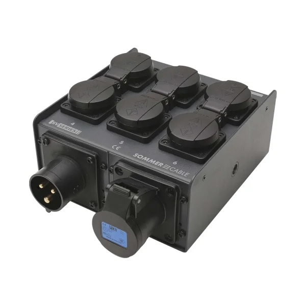 Schukoverteiler 6fach, CEE3 16A