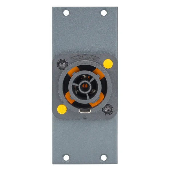 SYSBOXX Frontblech 2HE, 1BE, Powercon T1