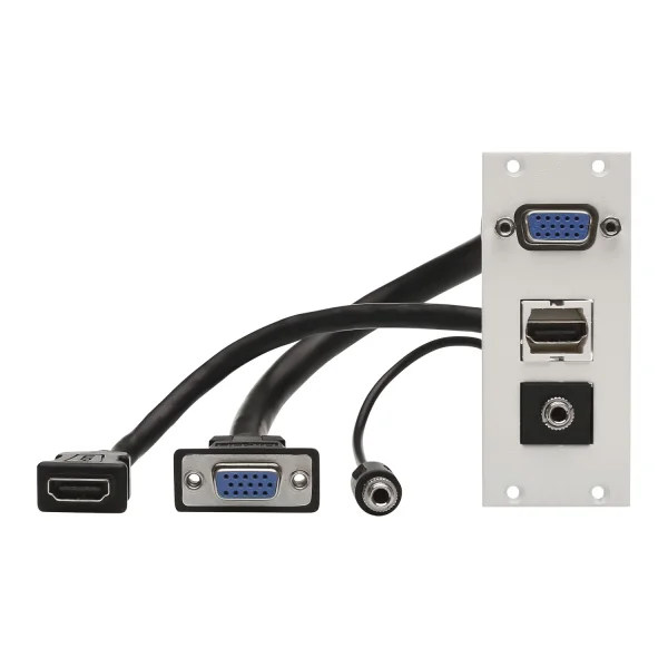 SYSBOXX Frontblech 2HE, 1BE, VGA + HDMI