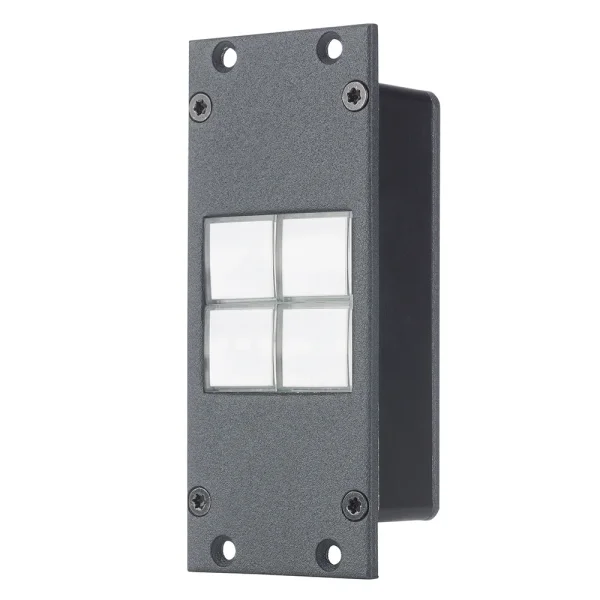 SYSBOXX-Modul 2HE, 1BE, 4fach Taster