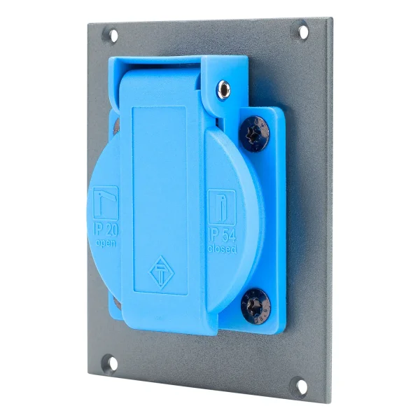 SYSBOXX-Modul 2HE 2BE 1x US 13Amp Socket