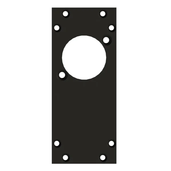 SYSBOXX-Frontblech 2HE 1BE 1xD-Typ