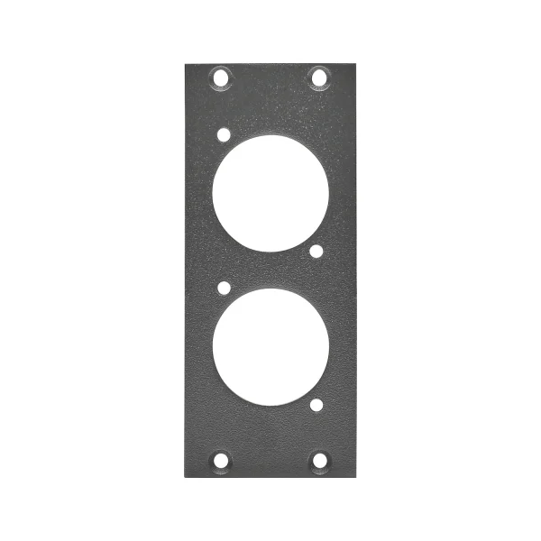 SYSBOXX-Frontblech 2HE 1BE 2xD-Typ M3