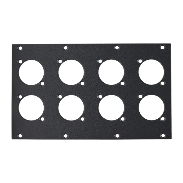 SYSBOXX-Frontblech 2HE 4BE 8xA/B-Typ