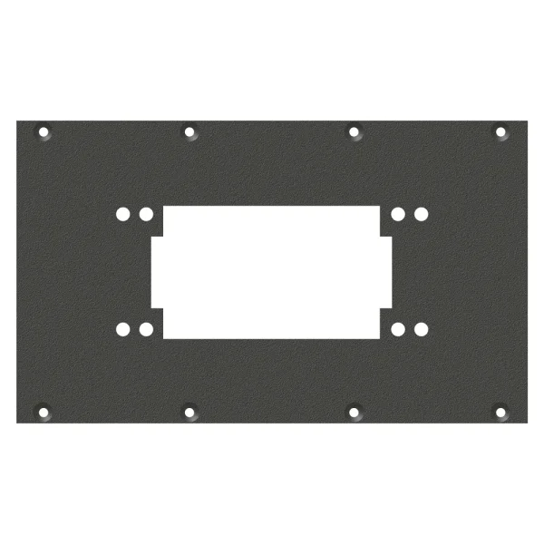 SYSBOXX-Frontblech 2HE 4BE 1xMP06/MP10