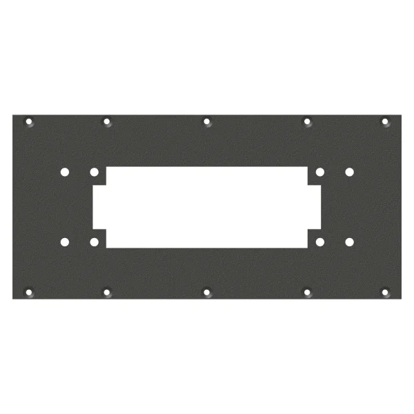 SYSBOXX-Frontblech 2HE 5BE 1xMP16/MP24