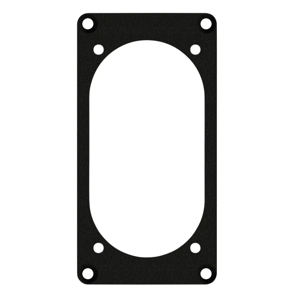 SYPI-Frontblech 2HE 1BE 1xNAC3PX