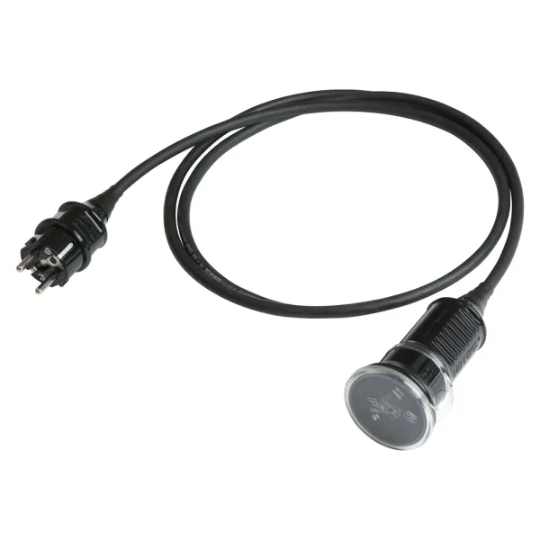 Netzkabel Titanex, schwarz,  2,50m