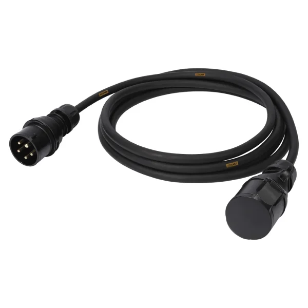 Netzkabel Titanex, schwarz, 15,00m