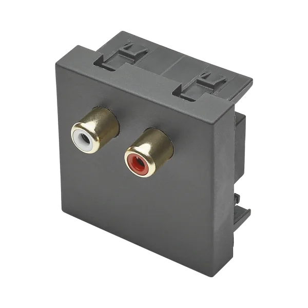 SYSWALL45 Cinch Stereo mit Symmetrierung