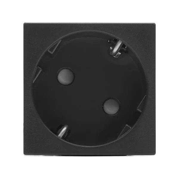 SYSWALL45 SCHUKO-Steckdose 1fach gedreht