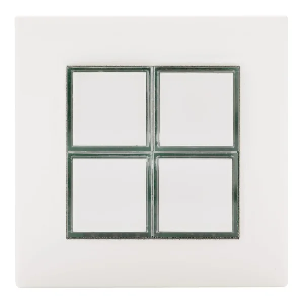 SYSWALL45 4f.Tastermodul, reinweiß,