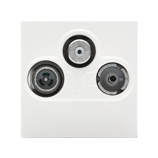 SYSWALL45 Antennen+SAT-Steckdose, 3-Loch