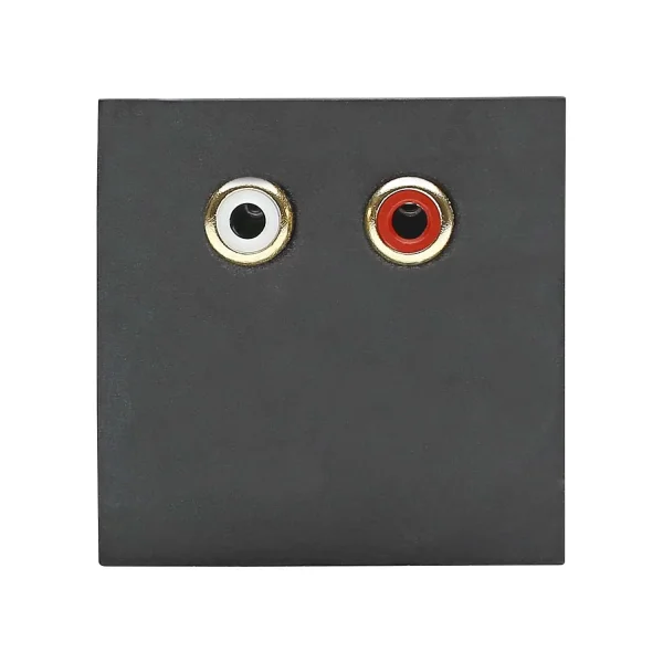 SYSWALL45 Cinch Stereo mit Symmetrierung