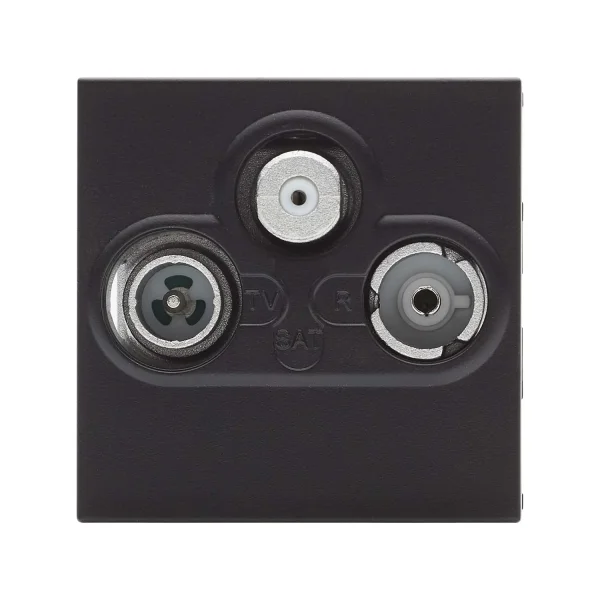 SYSWALL45 Antennen+SAT-Steckdose, 3-Loch