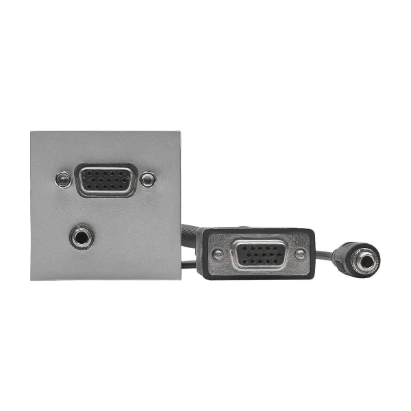 SYSWALL45 VGA+Minikl. -> Kabelbuchsen