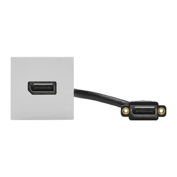 SYSWALL45 DISPLAYPORT -> Kabelbuchse 80°
