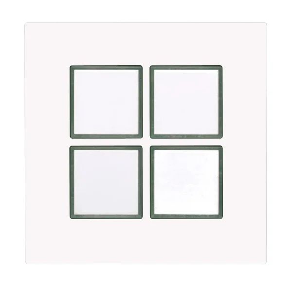 SYSWALL50 4f.Tastermodul, weiß hochglanz