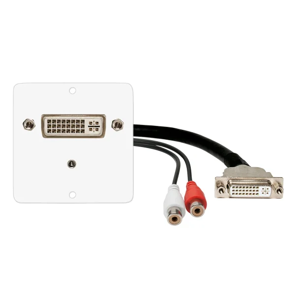 SYSWALL50 DVI+Minikl. -> Kabelbuchsen