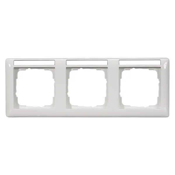 SYSWALL55 Schalterrahmen 3fach, beschr.