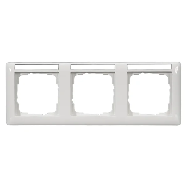 SYSWALL55 Schalterrahmen 3fach, beschr.