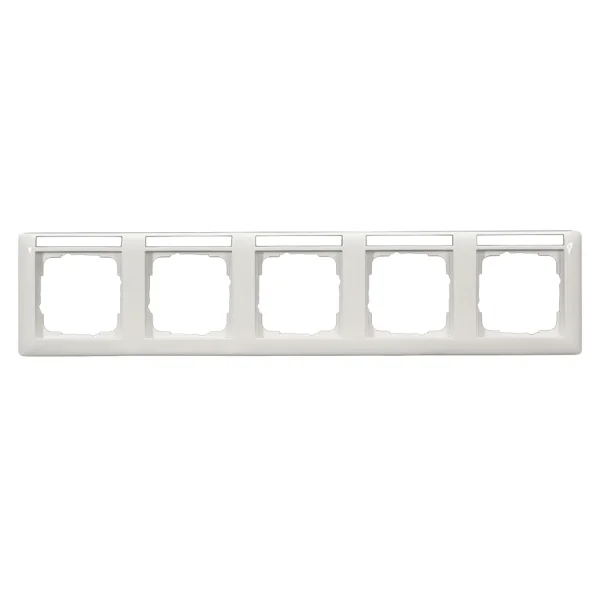 SYSWALL55 Schalterrahmen 5fach, beschr.