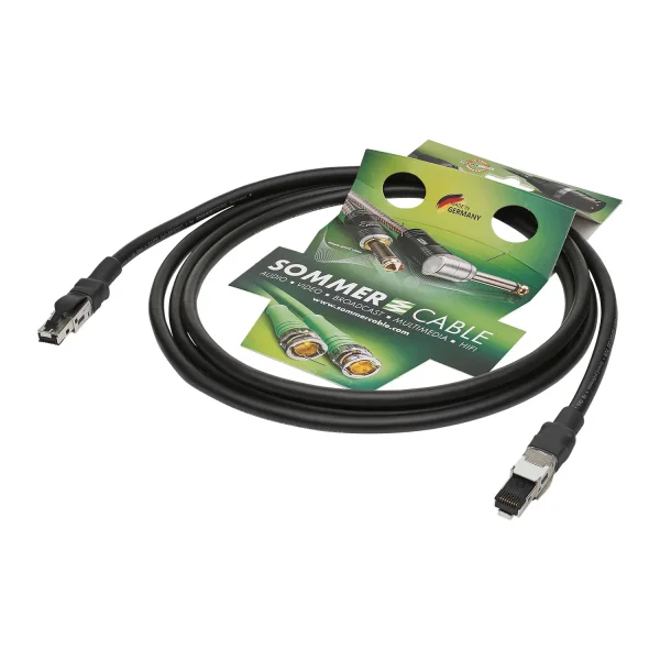 Mercator CAT6 Superflex, schwarz, 10,00m